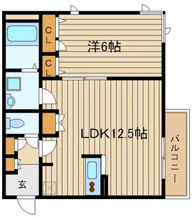 ノシェリー【3階】の間取り