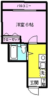 ミラ黒砂【1階】の間取り