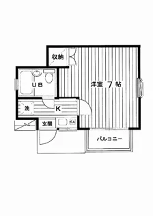 パークハウス【1階】の間取り