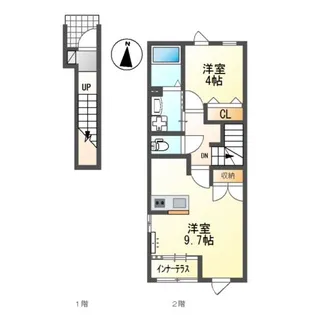 ツリーハイツ上菅谷【2階】の間取り