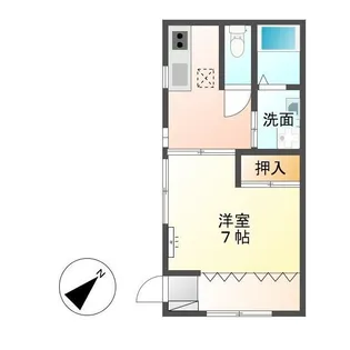 エーデルワイス【1階】の間取り