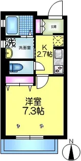 Gloire グロワール【1階】の間取り