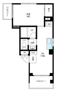 L’S GARDEN【3階】の間取り