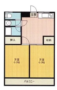 メゾンカイザカ【3階】の間取り