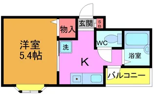 ランドツインビル【3階】の間取り