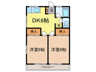 第二コ-ポ田中屋【2階】の間取り