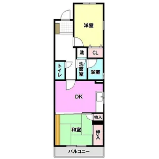 マリブコート【1階】の間取り