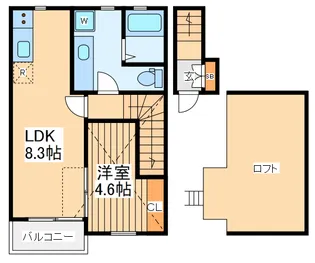 ゆいまーる【2階】の間取り