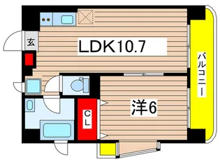 星コーポラス【5階】の間取り