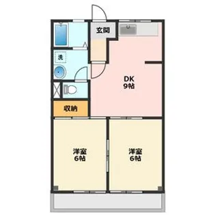 アメニティパークA【2階】の間取り