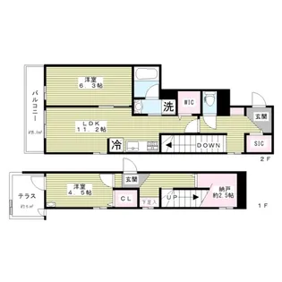 シャトー・ドゥ・ペール【2階】の間取り