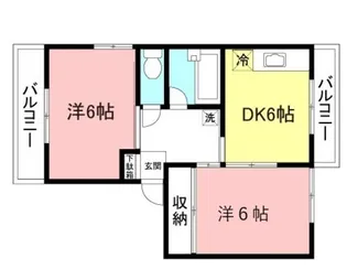 西国分寺オリエントプラザ【2階】の間取り