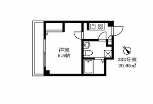 ラッフィナート【2階】の間取り
