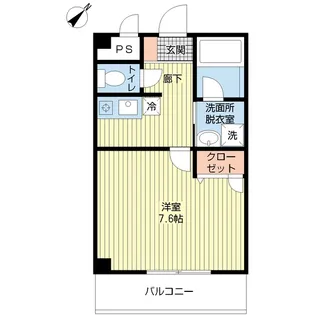 コスモ浦安舞浜弐番館【2階】の間取り