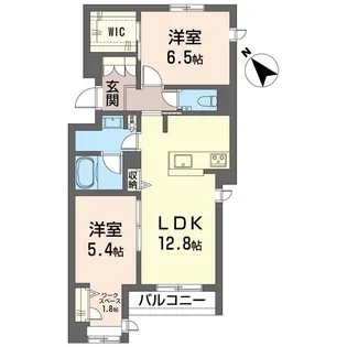 ブルーム ステージ【1階】の間取り