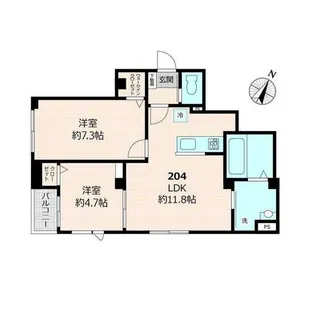 AVIARA【3階】の間取り