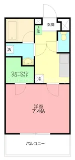 ルナアイリス【2階】の間取り