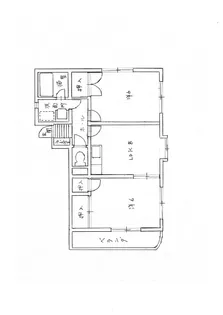 東野ラフォーレ飛鳥【1階】の間取り
