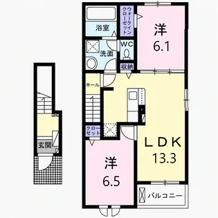 Casa LinoC【2階】の間取り