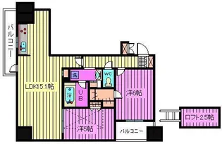 コンフォリア大宮(旧:SAION大宮)【8階】の間取り