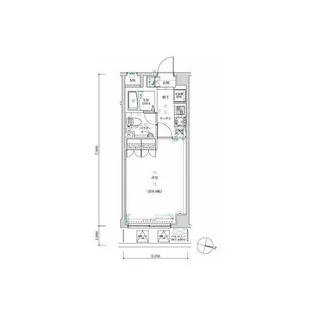 スパシエステージ北沢【2階】の間取り
