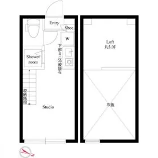 ハーモニーテラス西小岩V【1階】の間取り