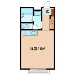 レオパレス大仲【2階】の間取り