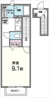 サンフィールド【2階】の間取り