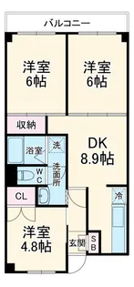 コーポラストマト【2階】の間取り