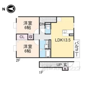 シンシア【2階】の間取り