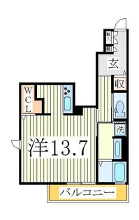 レーヴマニフィック南柏【3階】の間取り