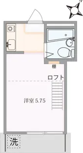 ヴィラ一番町【1階】の間取り