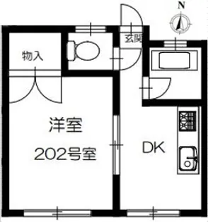 ホームライク22【2階】の間取り