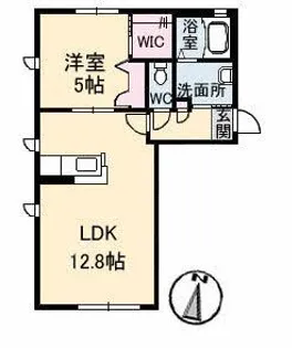 シャーメゾンツインズ A棟【1階】の間取り