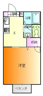 ベイトグレイス【1階】の間取り