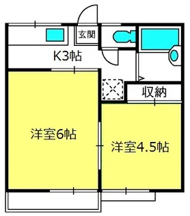 トラッド東大宮【2階】の間取り