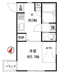 エムフラッツ【2階】の間取り
