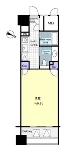 プラティーク日本橋【3階】の間取り