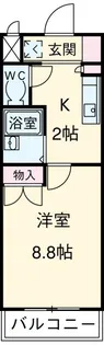 KII-OKASAN B.(岡三ビル)【5階】の間取り