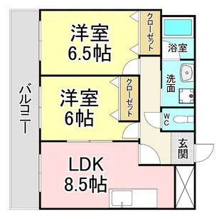 アンヘル木町【3階】の間取り