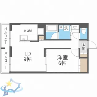 プルミエールメゾン南円山【3階】の間取り