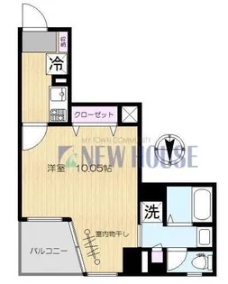 アクラス早稲田【3階】の間取り