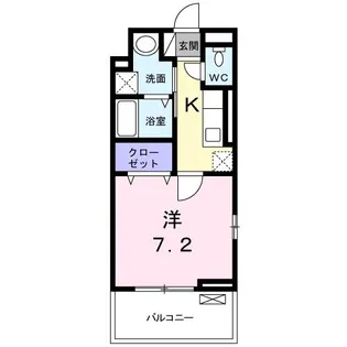 Apt.くりくま【3階】の間取り