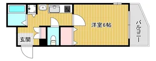 プレサンス難波リバーオアシス【5階】の間取り