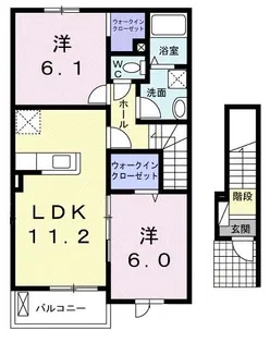メゾン ド ブリーズ【2階】の間取り