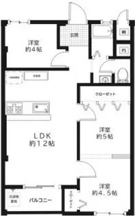 長居コーポラス【2階】の間取り