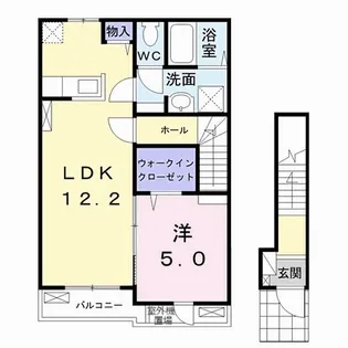 ラ シュエット【2階】の間取り