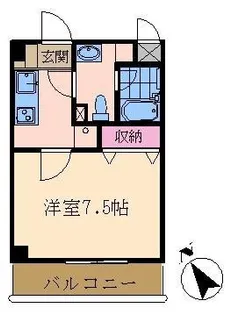 コートエスト【3階】の間取り