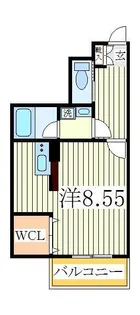 ライフ我孫子【6階】の間取り