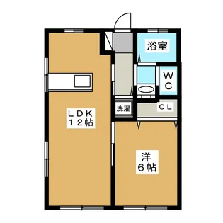 第2愛隣荘【1階】の間取り